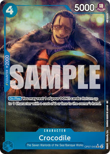 Crocodile (Alternate Art) OP07-040 Premium Booster -The Best- Vol. 2 One Piece Foil NM