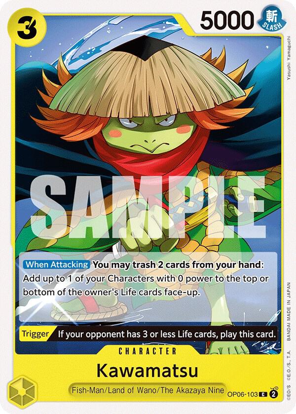 Kawamatsu OP06-103 Common Wings of the Captain One Piece Near Mint