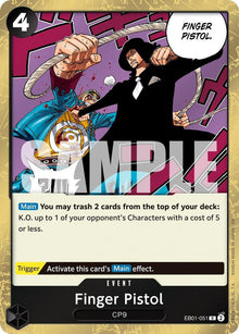 Finger Pistol (Reprint) EB01-051 Premium Booster -The Best- Vol. 2 One Piece Foil NM