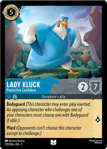 Lady Kluck - Protective Confidant 172/204 Uncommon Archazia's Island Lorcana NM