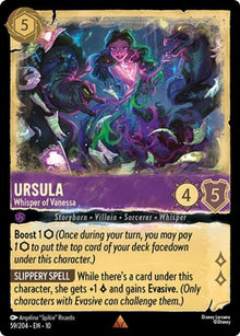 Ursula - Whisper of Vanessa 59/204 Rare Whispers in the Well Lorcana Near Mint
