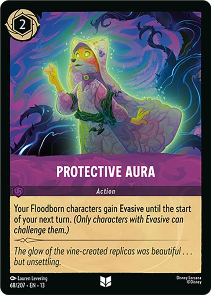 Protective Aura 68/204 Uncommon Attack of the Vine! Lorcana Near Mint
