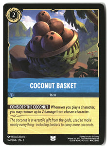 Coconut Basket 166/204 Uncommon The First Chapter Lorcana Lightly Played