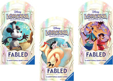 Disney Lorcana: Fabled Sleeved Booster Pack Art Bundle [Set of 3]