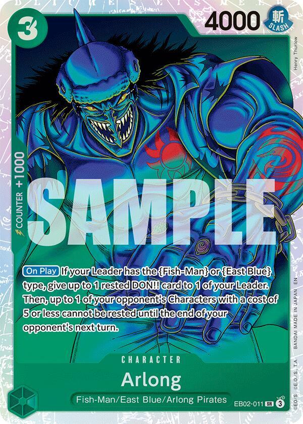 Arlong EB02-011 Extra Booster: Anime 25th Collection One Piece Foil NM
