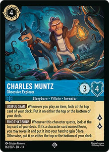 Charles Muntz - Obsessive Explorer 162/204 Attack of the Vine! Lorcana NM