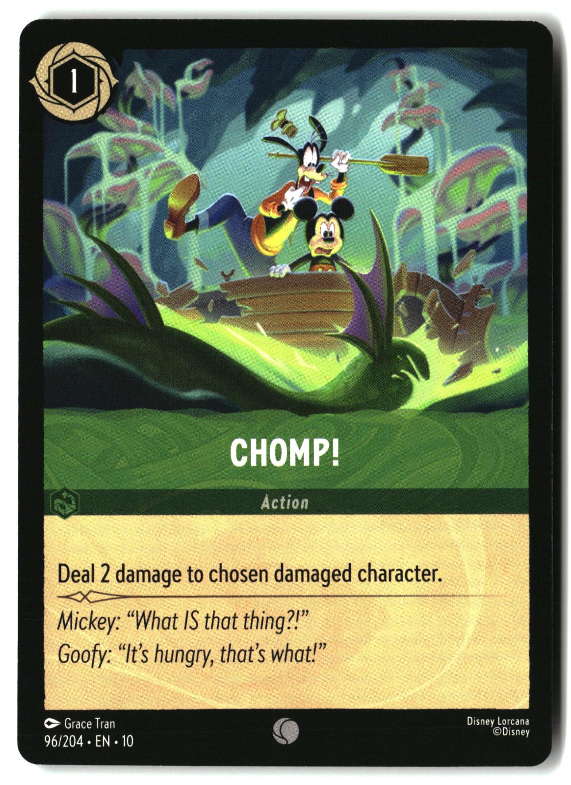 Chomp! 96/204 Common Whispers in the Well Lorcana Lightly Played