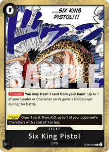 Six King Pistol (Reprint) OP03-097 Premium Booster -The Best- Vol. 2 One Piece Foil NM