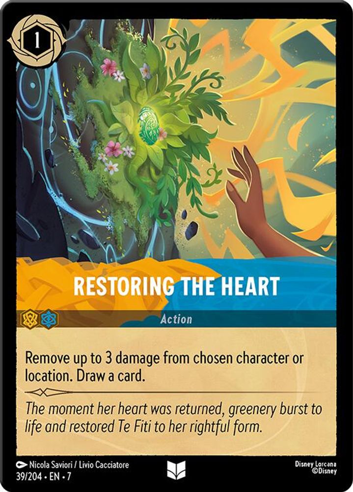 Restoring the Heart 39/204 Uncommon Archazia's Island Lorcana Near Mint