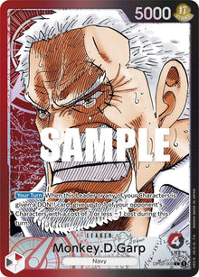 Monkey.D.Garp (002) (Alternate Art) OP02-002 Paramount War One Piece Foil NM