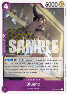 Blueno (033) EB01-033 Rare Extra Booster: Memorial Collection One Piece Foil NM