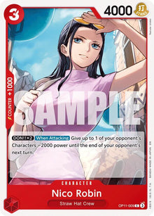 Nico Robin OP11-009 Common A Fist of Divine Speed One Piece Near Mint