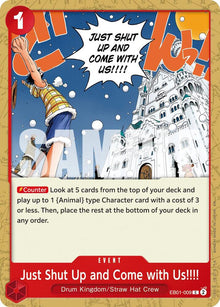 Just Shut Up and Come with Us!!!! (Reprint) EB01-009 Premium Booster -The Best- Vol. 2 One Piece NM