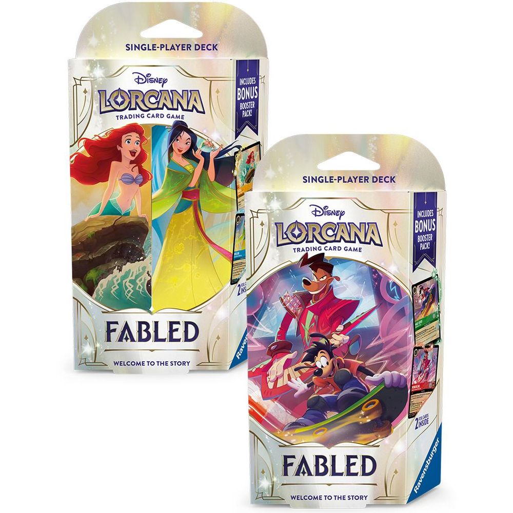 Disney Lorcana: Fabled Starter Deck [Set of 2] 