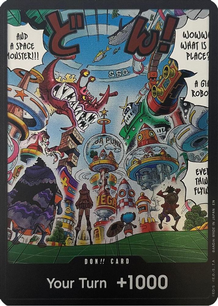 DON!! Card (Egghead) DON!! The Azure Sea's Seven One Piece Foil Near Mint