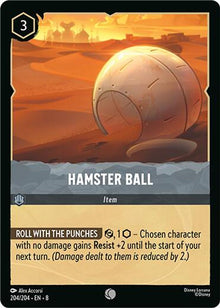 Hamster Ball 204/204 Common Reign of Jafar Lorcana Near Mint