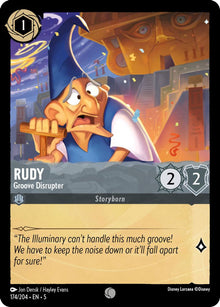 Rudy - Groove Disrupter 174/204 Common Shimmering Skies Lorcana Near Mint