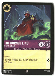 The Horned King - Heartless Devil 38/204 Common Whispers in the Well Lorcana LP