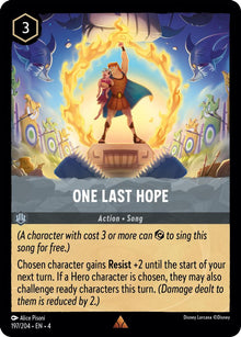 One Last Hope 197/204 Rare Ursula's Return Lorcana Near Mint