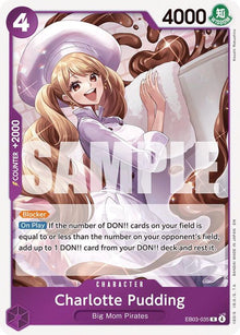 Charlotte Pudding EB03-035 Extra Booster: One Piece Heroines Edition One Piece Foil NM