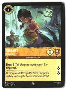 Shanti - Village Girl 13/204 Common Whispers in the Well Lorcana Lightly Played