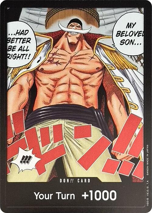 DON!! Card (Alternate Art) DON!! Two Legends One Piece Foil Near Mint