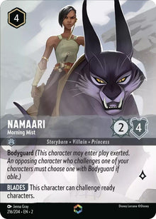 Namaari - Morning Mist (Enchanted) 216/204 Rise of the Floodborn Lorcana Holo NM