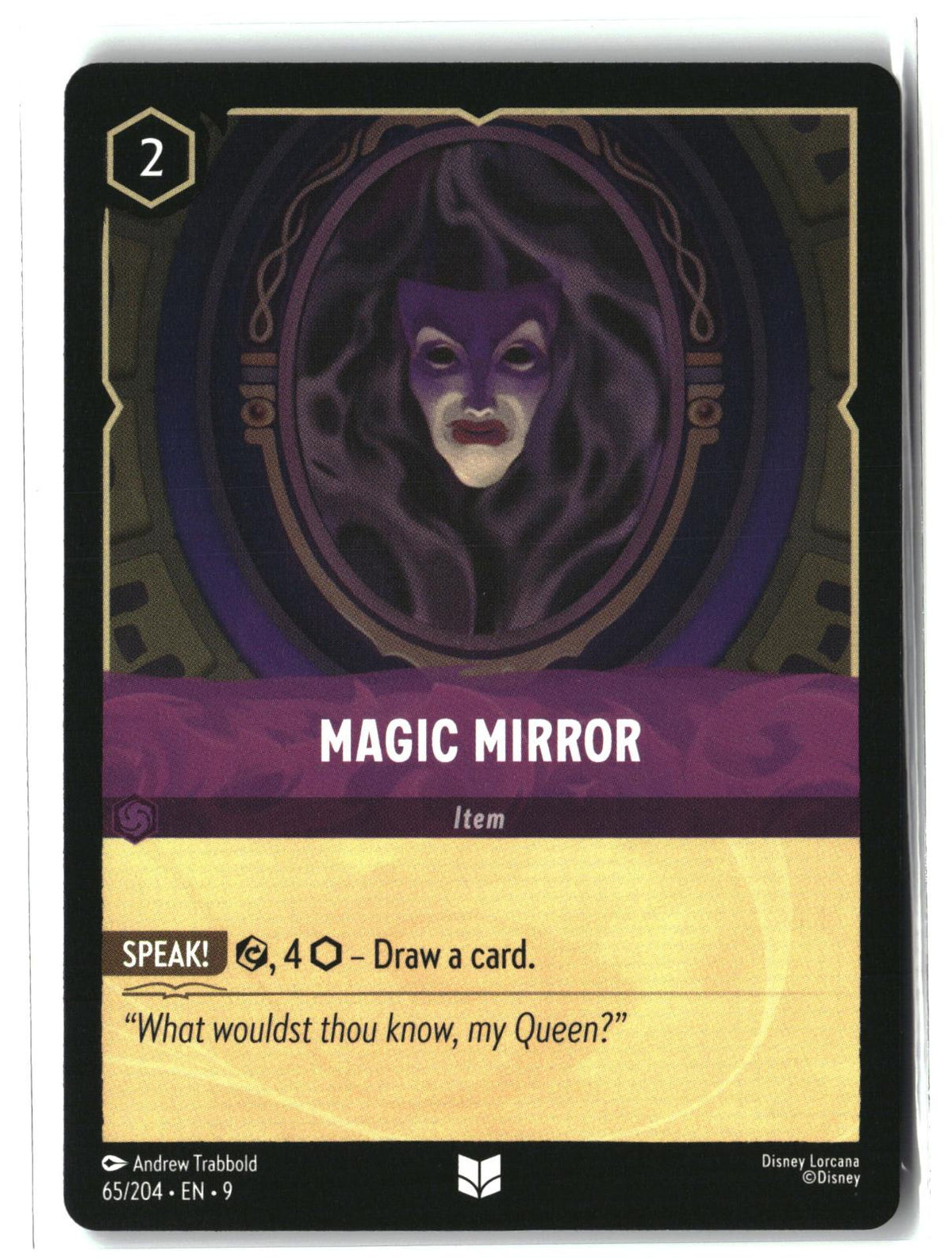 Magic Mirror 65/204 Uncommon Fabled Lorcana Lightly Played