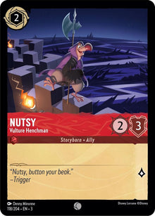 Nutsy - Vulture Henchman 118/204 Common Into the Inklands Lorcana Near Mint