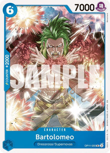 Bartolomeo OP11-055 Uncommon A Fist of Divine Speed One Piece Near Mint