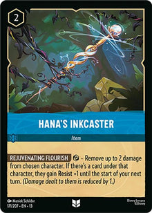 Hana's Inkcaster 171/204 Uncommon Attack of the Vine! Lorcana Near Mint