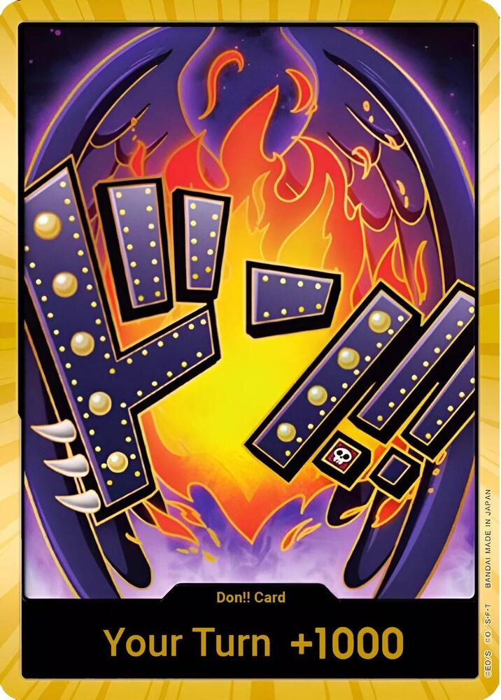 DON!! Card (King) (Gold) DON!! Premium Booster -The Best- One Piece Foil NM