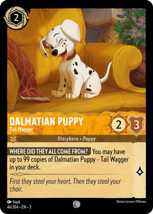 Dalmatian Puppy - Tail Wagger (4e/204) 4E/204 Into the Inklands Lorcana NM
