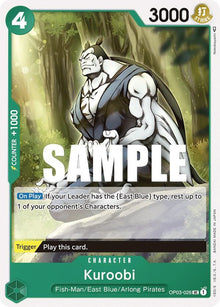 Kuroobi OP03-026 Uncommon Pillars of Strength One Piece Near Mint