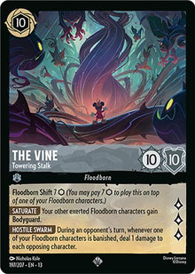 The Vine - Towering Stalk 197/204 Super Rare Attack of the Vine! Lorcana NM