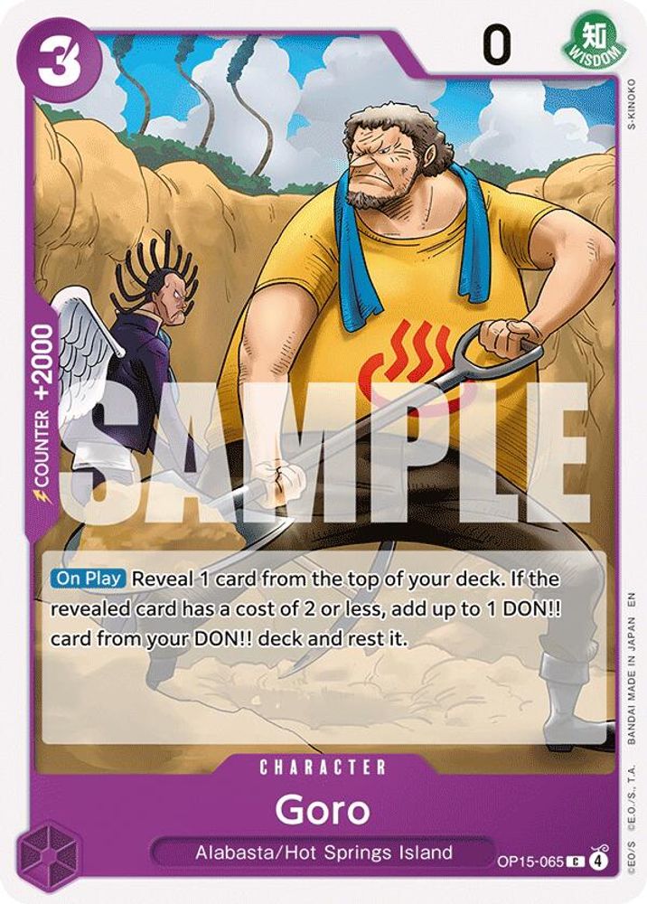 Goro OP15-065 Common Adventure on Kami's Island One Piece Near Mint