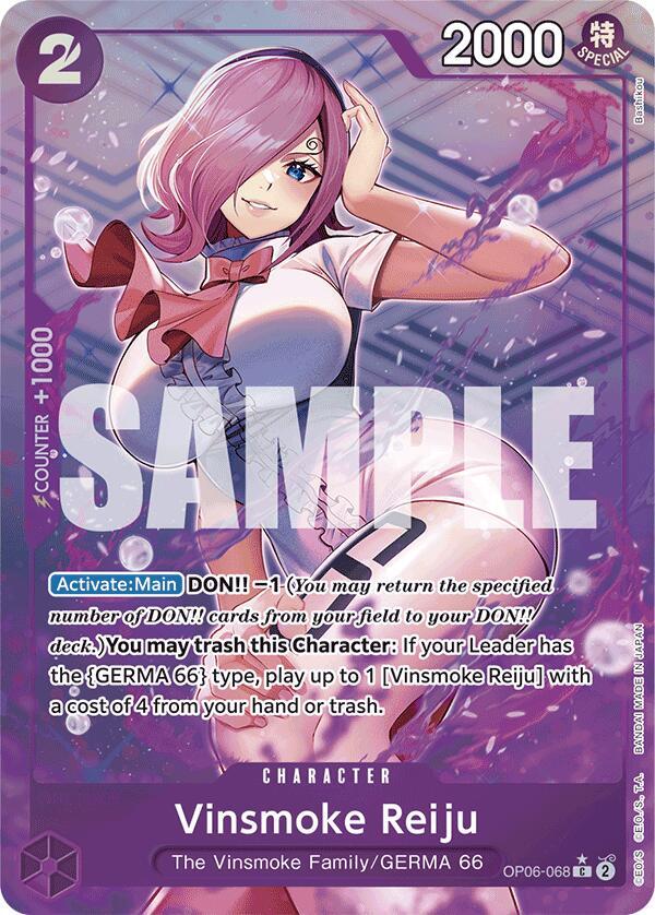 Vinsmoke Reiju (Full Art) OP06-068 Premium Booster -The Best- One Piece Foil NM