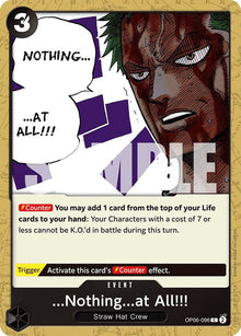 ...Nothing...at All!!! OP06-096 Common Wings of the Captain One Piece Near Mint