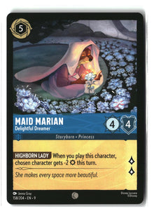 Maid Marian - Delightful Dreamer 158/204 Common Fabled Lorcana Lightly Played