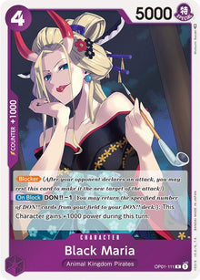 Black Maria OP01-111 Rare Romance Dawn One Piece Foil Near Mint