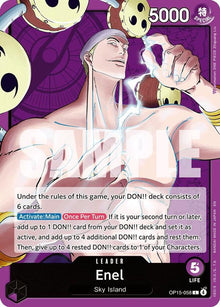 Enel OP15-058 Leader Adventure on Kami's Island One Piece Near Mint
