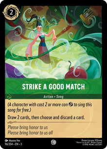 Strike a Good Match 96/204 Common Into the Inklands Lorcana Near Mint
