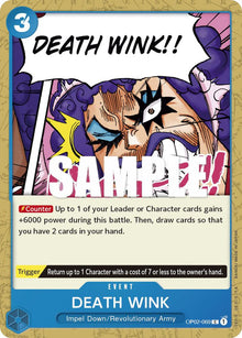 DEATH WINK OP02-069 Common Paramount War One Piece Near Mint