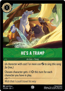 He's a Tramp 117/204 Common Archazia's Island Lorcana Near Mint