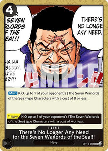There's No Longer Any Need for the Seven Warlords of the Sea!!! OP10-096 Royal Blood One Piece NM