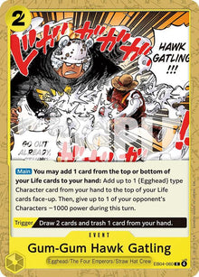 Gum-Gum Hawk Gatling EB04-060 Common Adventure on Kami's Island One Piece NM