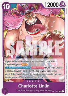 Charlotte Linlin OP11-073 Rare A Fist of Divine Speed One Piece Foil Near Mint
