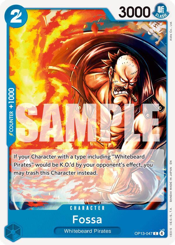 Fossa OP13-047 Common Carrying On His Will One Piece Near Mint