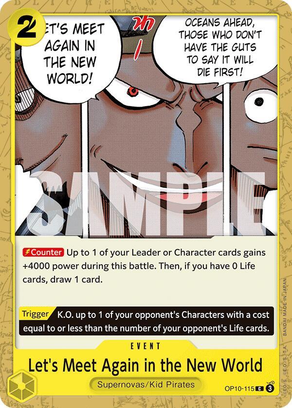 Let's Meet Again in the New World OP10-115 Common Royal Blood One Piece NM