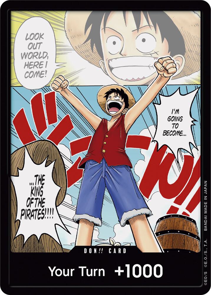 DON!! Card (Manga) (Alternate Art) DON!! Romance Dawn One Piece Foil Near Mint